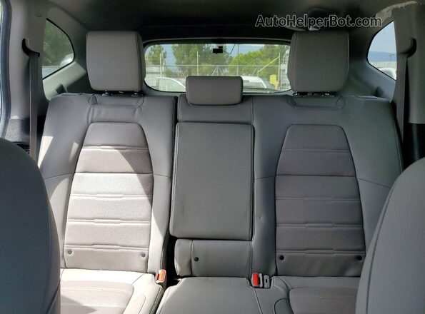 7FART6H96ME008751 2021 HONDA CR-V Silver Rear seats view