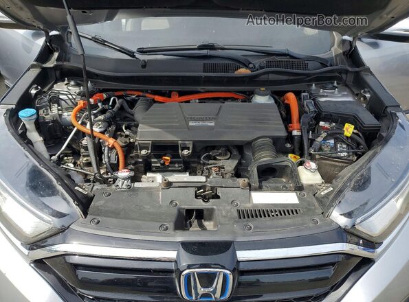7FART6H96ME008751 2021 HONDA CR-V Silver Engine compartment view