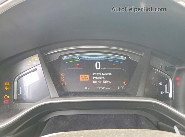 7FART6H96ME008751 2021 HONDA CR-V Silver Instrument cluster view