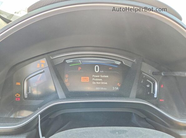 7FART6H99LE004336 2020 HONDA CR-V White ხელსაწყოთა პანელის ხედი
