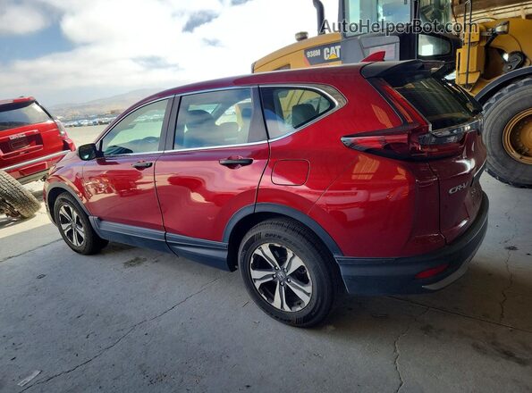 7FARW1H21ME004376 2021 HONDA CR-V Burgundy Trasero izquierdo