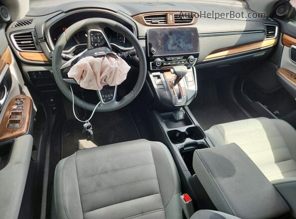 7FARW1H50JE056149 2018 HONDA CR-V Black Вид панелі приладів