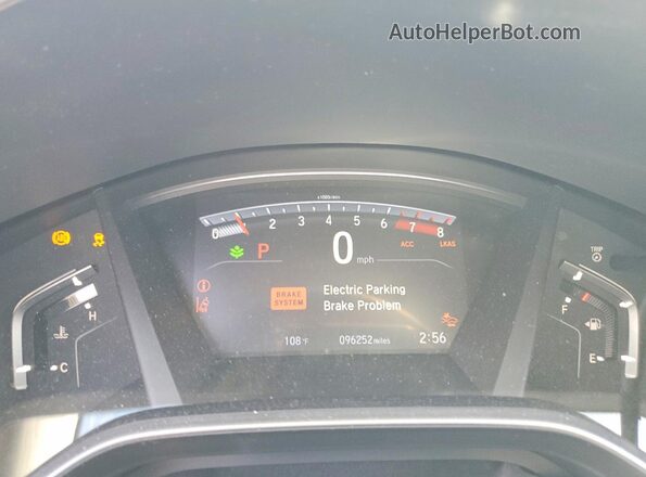 7FARW1H50LE004829 2020 HONDA CR-V Gray Vista del cuadro de instrumentos