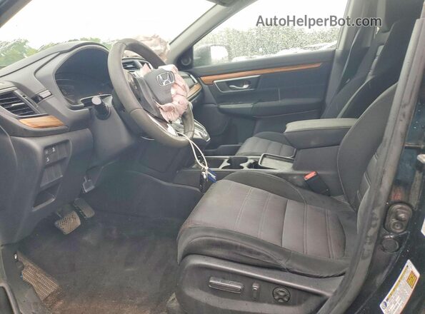 7FARW1H51JE033558 2018 HONDA CR-V Black Вид салону спереду