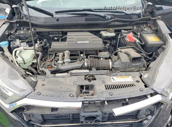 7FARW1H51JE033558 2018 HONDA CR-V Black Вид підкапотного простору