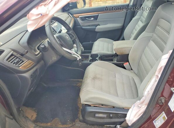 7FARW1H52HE028833 2017 HONDA CR-V Burgundy წინა სალონის ხედი