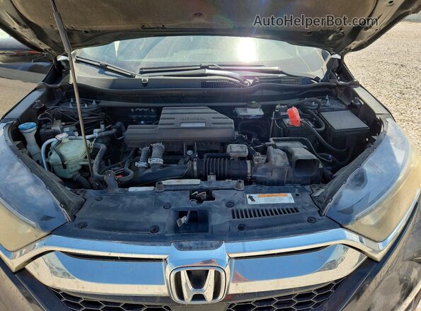 7FARW1H52HE048659 2017 HONDA CR-V Black Vista del compartimento del motor