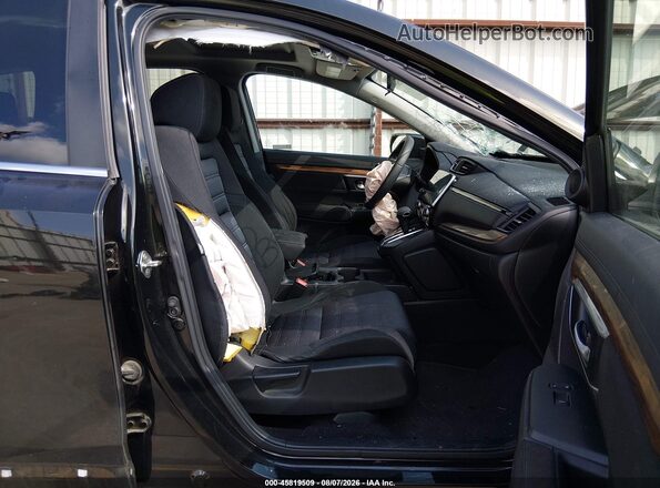 7FARW1H52KE011618 2019 HONDA CR-V Black Front interior view