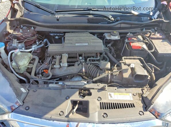 7FARW1H53KE009165 2019 HONDA CR-V Burgundy Вид задньої частини салону