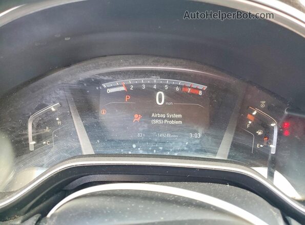 7FARW1H53LE019907 2020 HONDA CR-V White Widok zestawu wskaźników