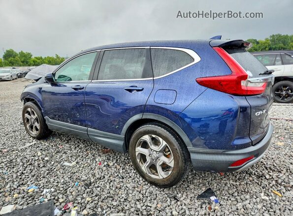 7FARW1H54HE024797 2017 HONDA CR-V Blue Rear left
