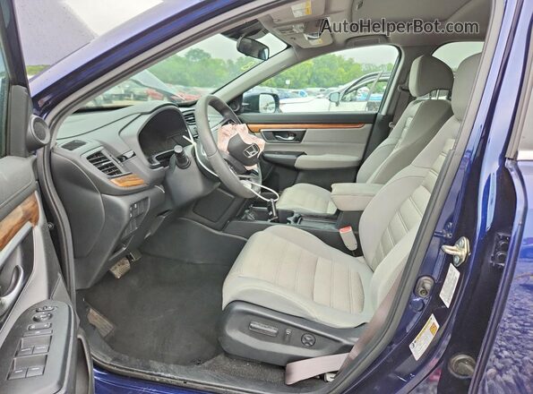 7FARW1H54HE024797 2017 HONDA CR-V Blue Front interior view