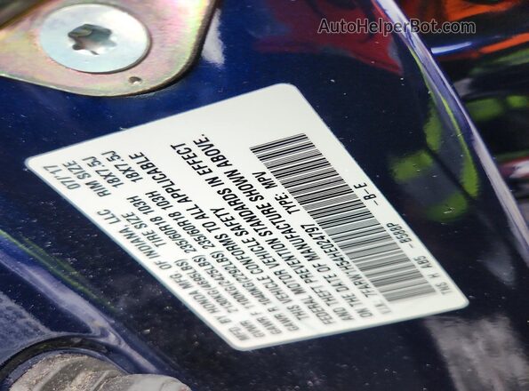 7FARW1H54HE024797 2017 HONDA CR-V Blue VIN sticker view