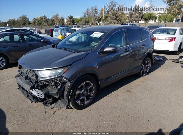 7FARW1H54JE015216 2018 HONDA CR-V Gray Przód lewy