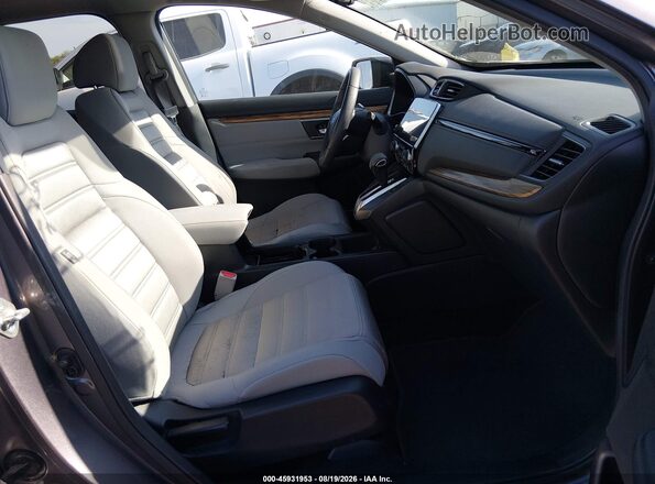 7FARW1H54JE015216 2018 HONDA CR-V Gray Widok wnętrza z przodu