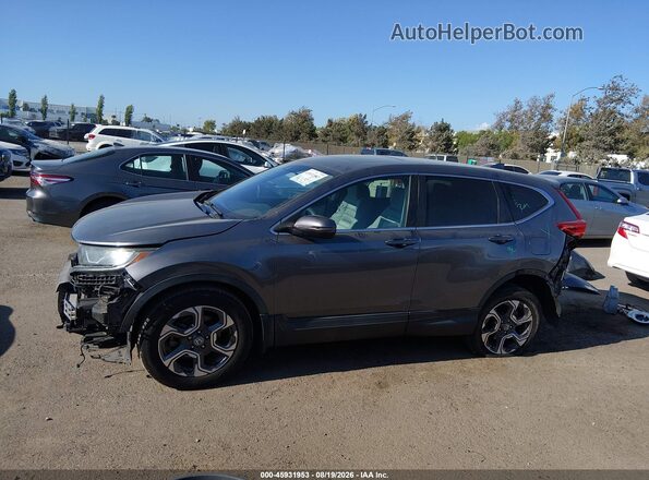 7FARW1H54JE015216 2018 HONDA CR-V Gray 