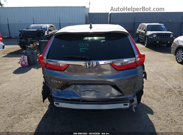 7FARW1H54JE015216 2018 HONDA CR-V Gray 