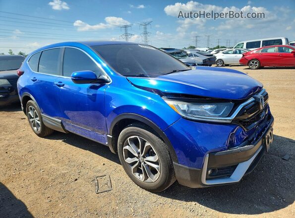 7FARW1H56ME013228 2021 HONDA CR-V Blue წინა მარჯვენა