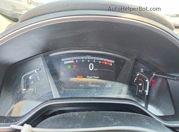 7FARW1H56ME013228 2021 HONDA CR-V Blue ხელსაწყოთა პანელის ხედი