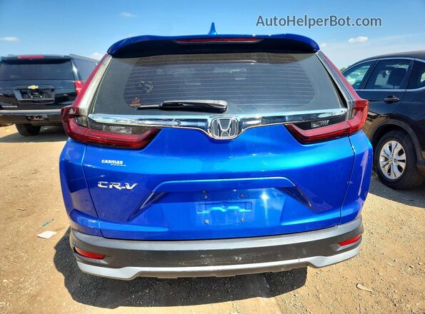 7FARW1H56ME013228 2021 HONDA CR-V Blue უკანა ხედი