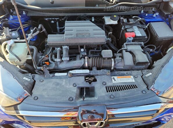 7FARW1H56ME013228 2021 HONDA CR-V Blue უკანა სალონის ხედი