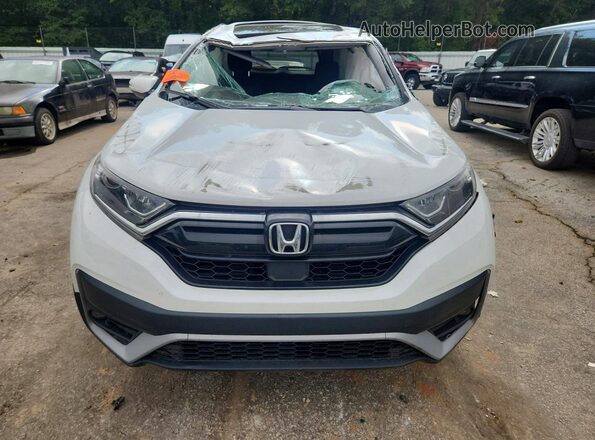 7FARW1H56NE012629 2022 HONDA CR-V White Widok z przodu