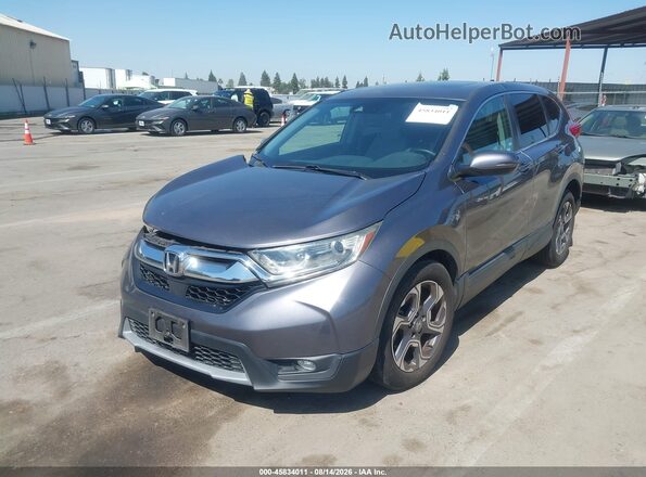 7FARW1H57HE048320 2017 HONDA CR-V Gray Vista tres cuartos delantera izquierda