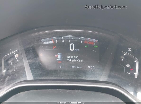 7FARW1H58JE043620 2018 HONDA CR-V Black Vista de los asientos traseros