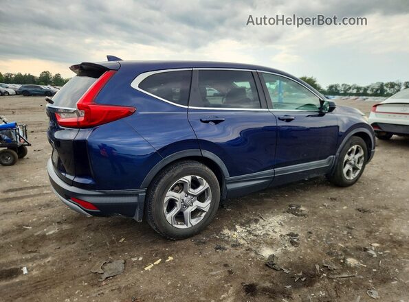 7FARW1H58JE053581 2018 HONDA CR-V Blue უკანა მარჯვენა