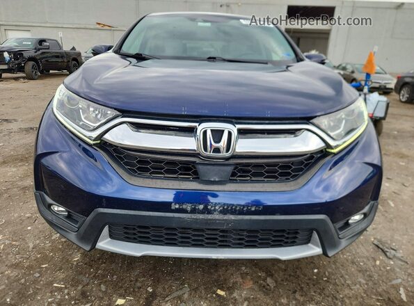 7FARW1H58JE053581 2018 HONDA CR-V Blue წინა ხედი