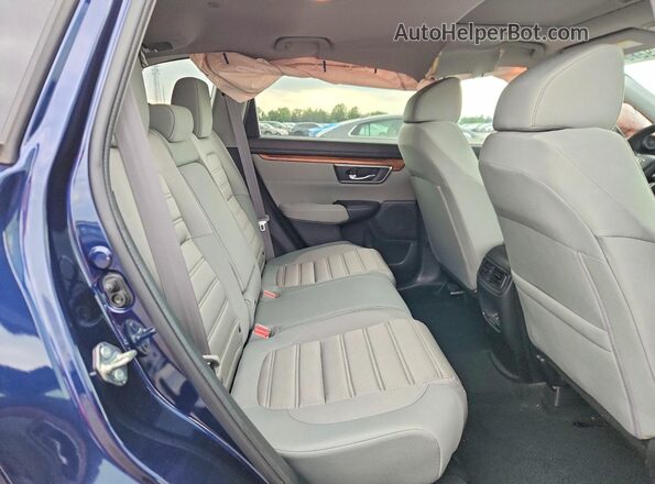 7FARW1H58JE053581 2018 HONDA CR-V Blue უკანა სალონის ხედი