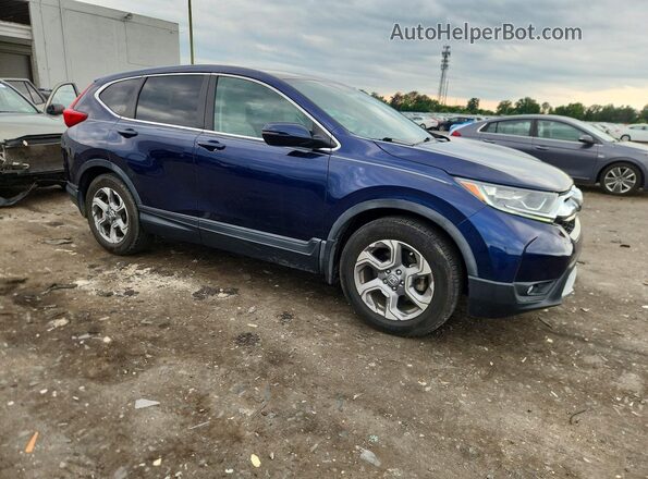 7FARW1H58JE053581 2018 HONDA CR-V Blue წინა მარჯვენა