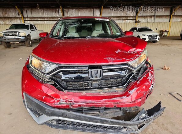 7FARW1H59ME000036 2021 HONDA CR-V Maroon Widok z przodu