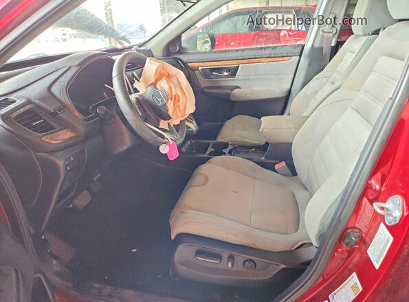 7FARW1H59ME000036 2021 HONDA CR-V Maroon Widok wnętrza z przodu