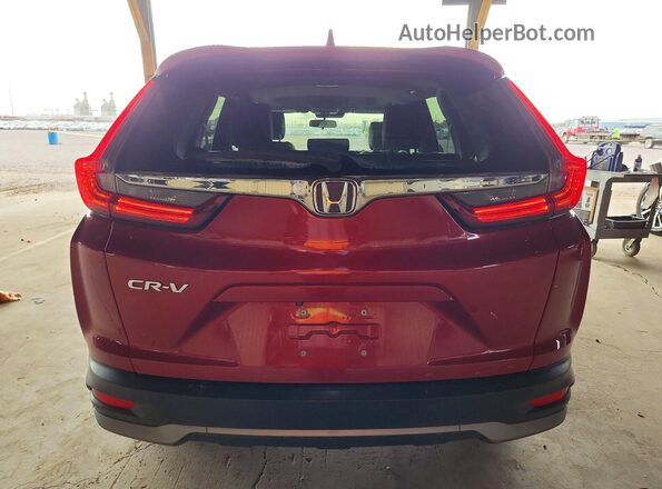 7FARW1H59ME000036 2021 HONDA CR-V Maroon Widok z tyłu