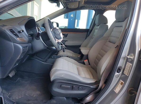 7FARW1H59ME022859 2021 HONDA CR-V Silver Widok wnętrza z przodu