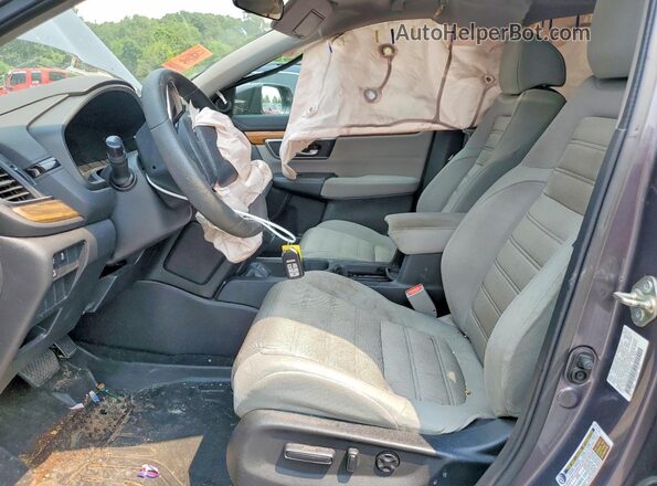 7FARW1H5XHE010709 2017 HONDA CR-V Серый Вид салона спереди