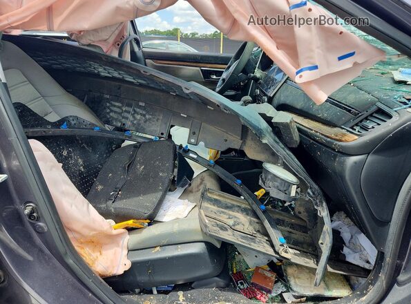 7FARW1H5XHE017336 2017 HONDA CR-V Gray Widok wnętrza z tyłu