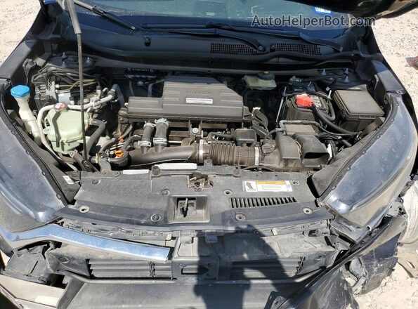 7FARW1H5XKE028649 2019 HONDA CR-V Black ძრავის განყოფილების ხედი