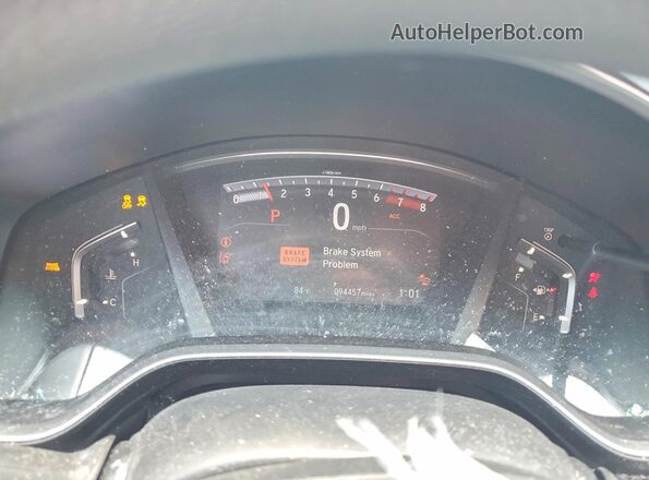 7FARW1H5XKE031860 2019 HONDA CR-V Blue Widok zestawu wskaźników