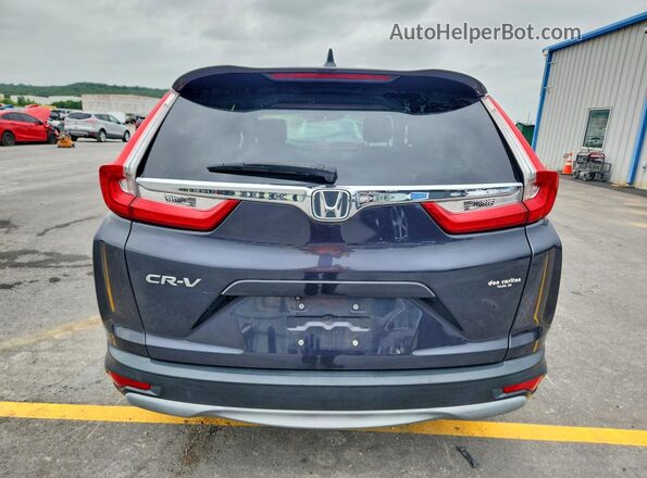 7FARW1H5XKE031860 2019 HONDA CR-V Blue Widok z tyłu