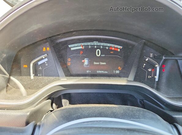 7FARW1H5XNE016344 2022 HONDA CR-V Blue ხელსაწყოთა პანელის ხედი