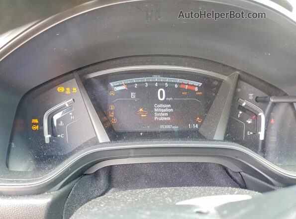 7FARW1H72ME022588 2021 HONDA CR-V Black Instrument cluster view