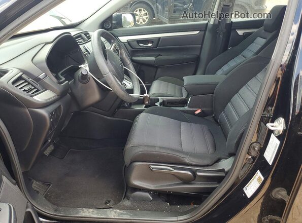 7FARW1H72ME022588 2021 HONDA CR-V Black Front interior view