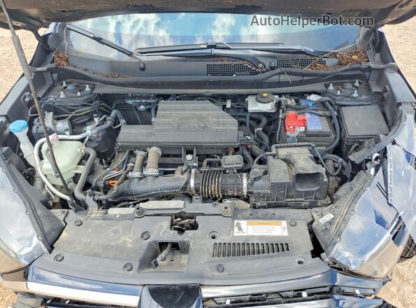 7FARW1H72ME022588 2021 HONDA CR-V Black Engine compartment view