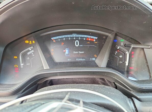 7FARW1H76ME016258 2021 HONDA CR-V Burgundy Вид щитка приладів
