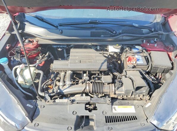 7FARW1H7XNE005488 2022 HONDA CR-V Red Vista del compartimento del motor
