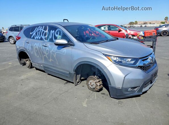 7FARW1H80JE015403 2018 HONDA CR-V Silver Front right