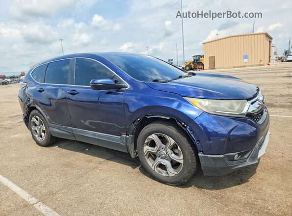 7FARW1H81HE015968 2017 HONDA CR-V Blue წინა მარჯვენა