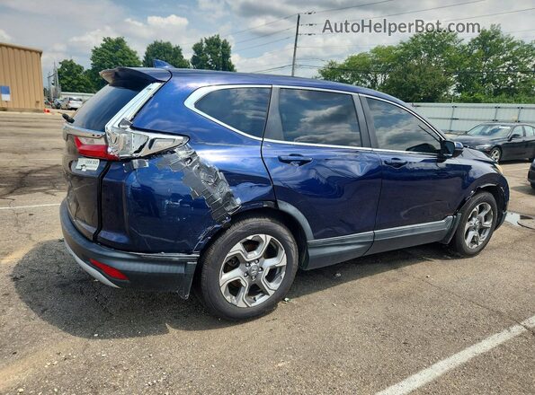 7FARW1H81HE015968 2017 HONDA CR-V Blue უკანა მარჯვენა